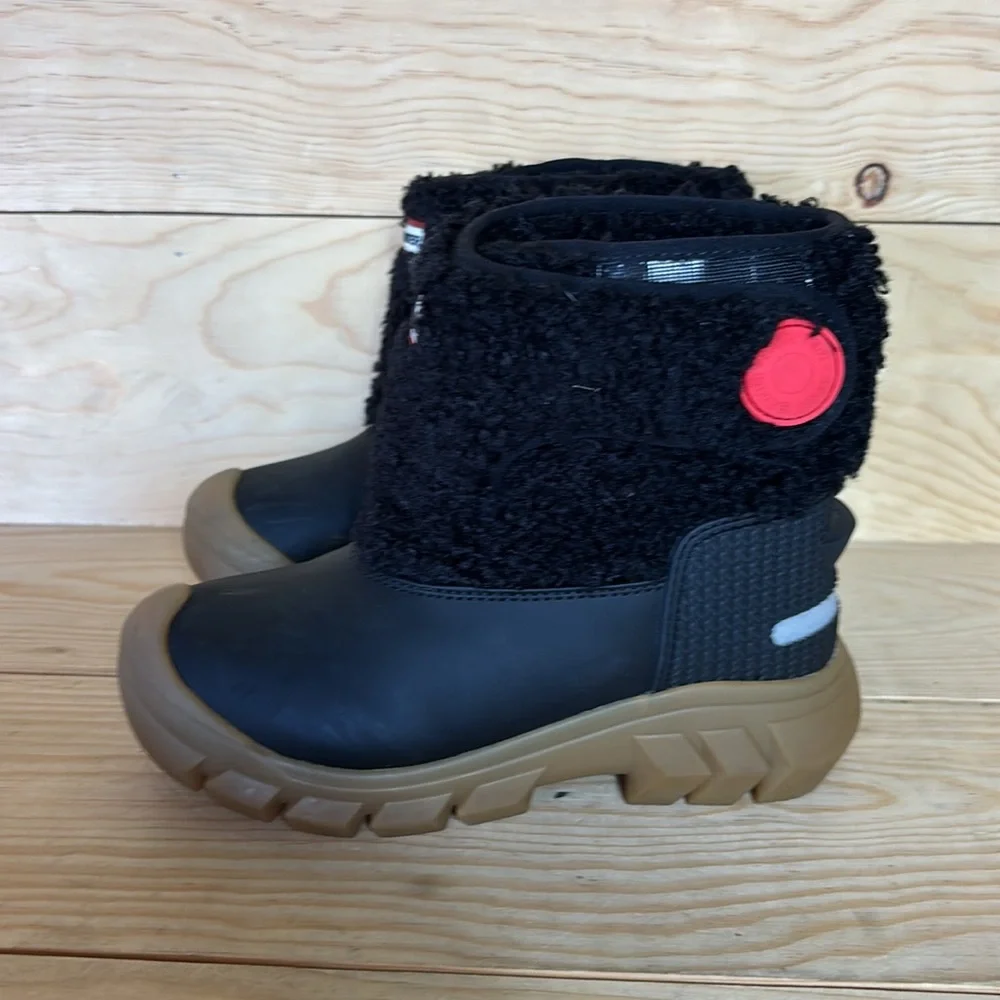 Hunter Black‎ and Tan Winter Boots
